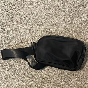 Black Crossbody Belt Bag
